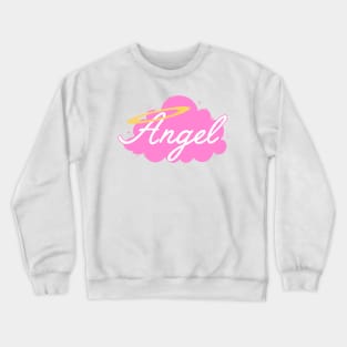 Y2K Angel Pink Crewneck Sweatshirt